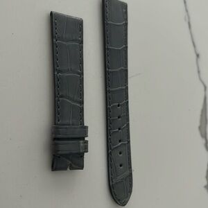 Authentic Chopard 16MM Croco Watch Strap Band Shinny Gray